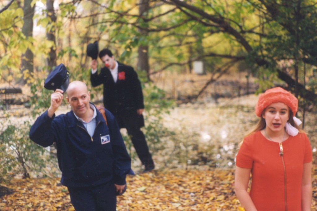 Ross Klaven as Didi 3, ebwally and Emily McDonnell standing in as Alice