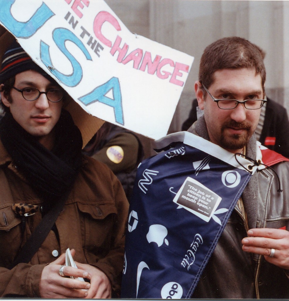 Wally and Keith hit the streets, "Regime Change in the USA!" 